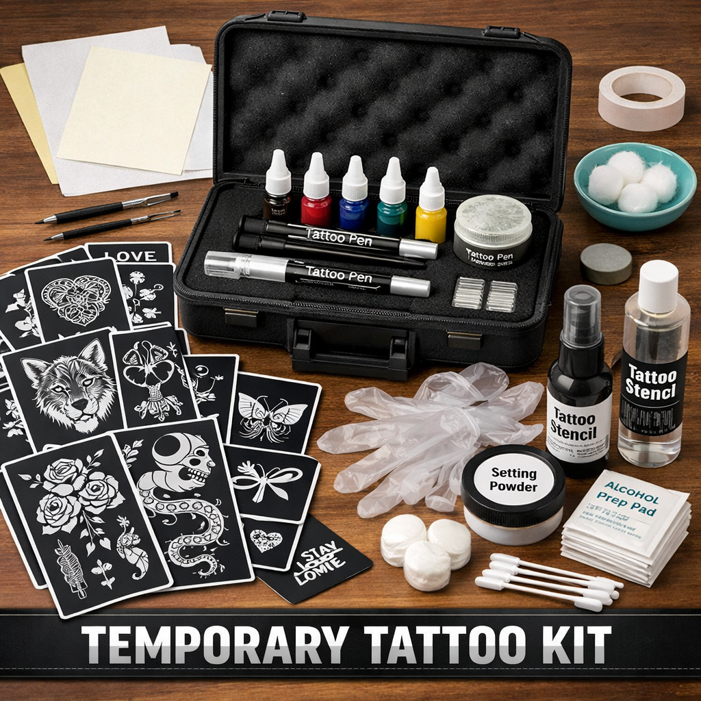 kit tatuaje temporare tatuaje temporare set tatuaje temporare kit tattoo temporar tatuaje temporare pentru copii tatuaje temporare profesionale