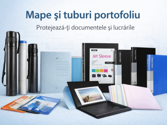 Mape și tuburi portofoliu – soluții practice pentru protejarea documentelor și desenelor