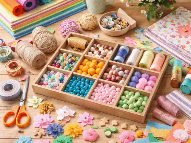 Materiale decorative ca hobby – creativitate, relaxare și inspirație