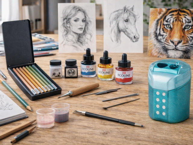 Materiale pentru grafică – instrumentele esențiale pentru desen și ilustrație