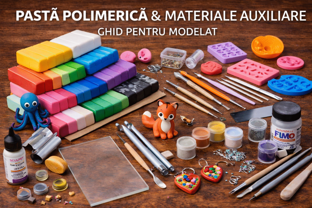 pastă polimerică modelaj pastă polimerică Fimo modelaj materiale auxiliare modelaj unelte modelaj hobby handmade bijuterii din pastă polimerică