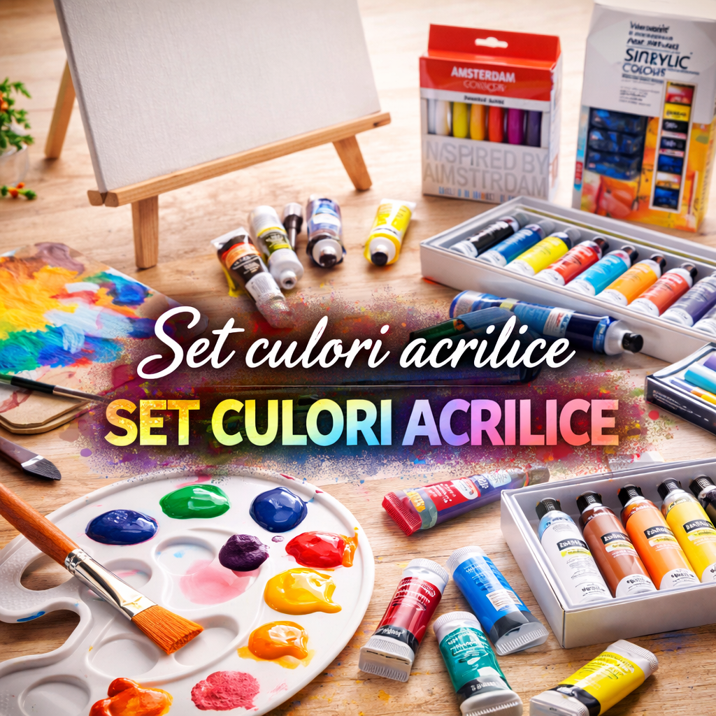 magazin online pictus: set culori acrilice