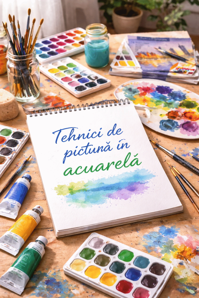 tehnici de pictura in acuarela
