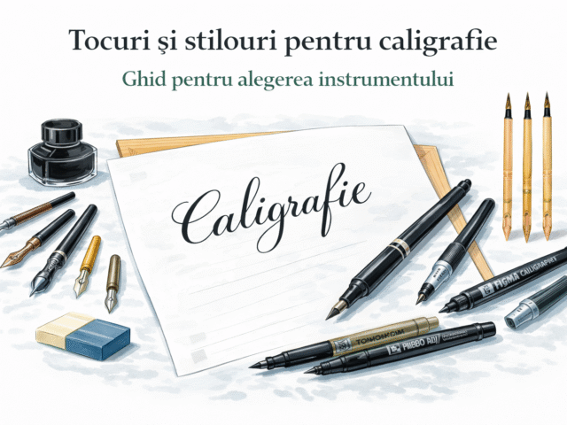 Tocuri și stilouri pentru caligrafie – instrumentele esențiale pentru scrisul artistic