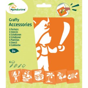 Set 6 Șabloane Pirați My Mandarine