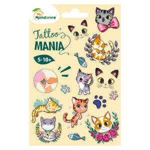 Tatuaje temporare Tatoo Mania "Cats" My Mandarine
