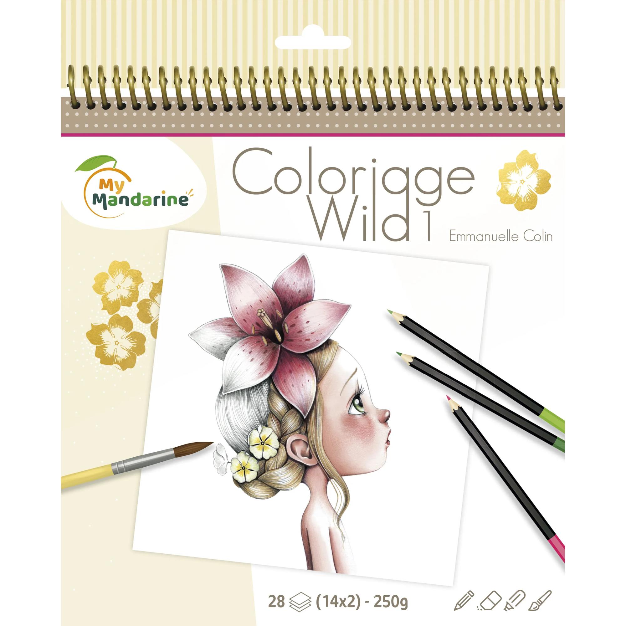 Carte de colorat - Wild 1