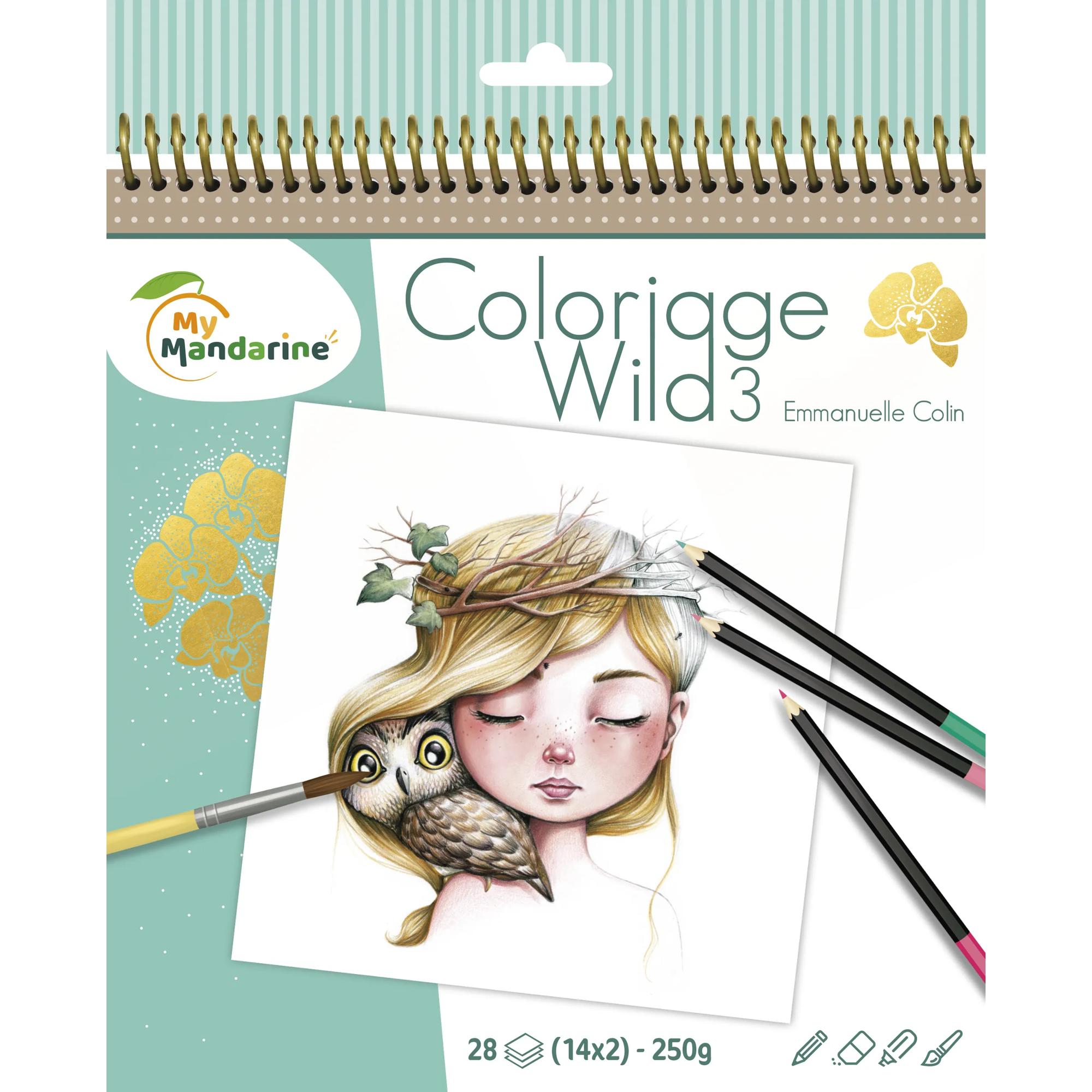 Carte de colorat - Wild 3