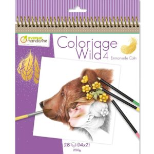 Carte de colorat - Wild 4