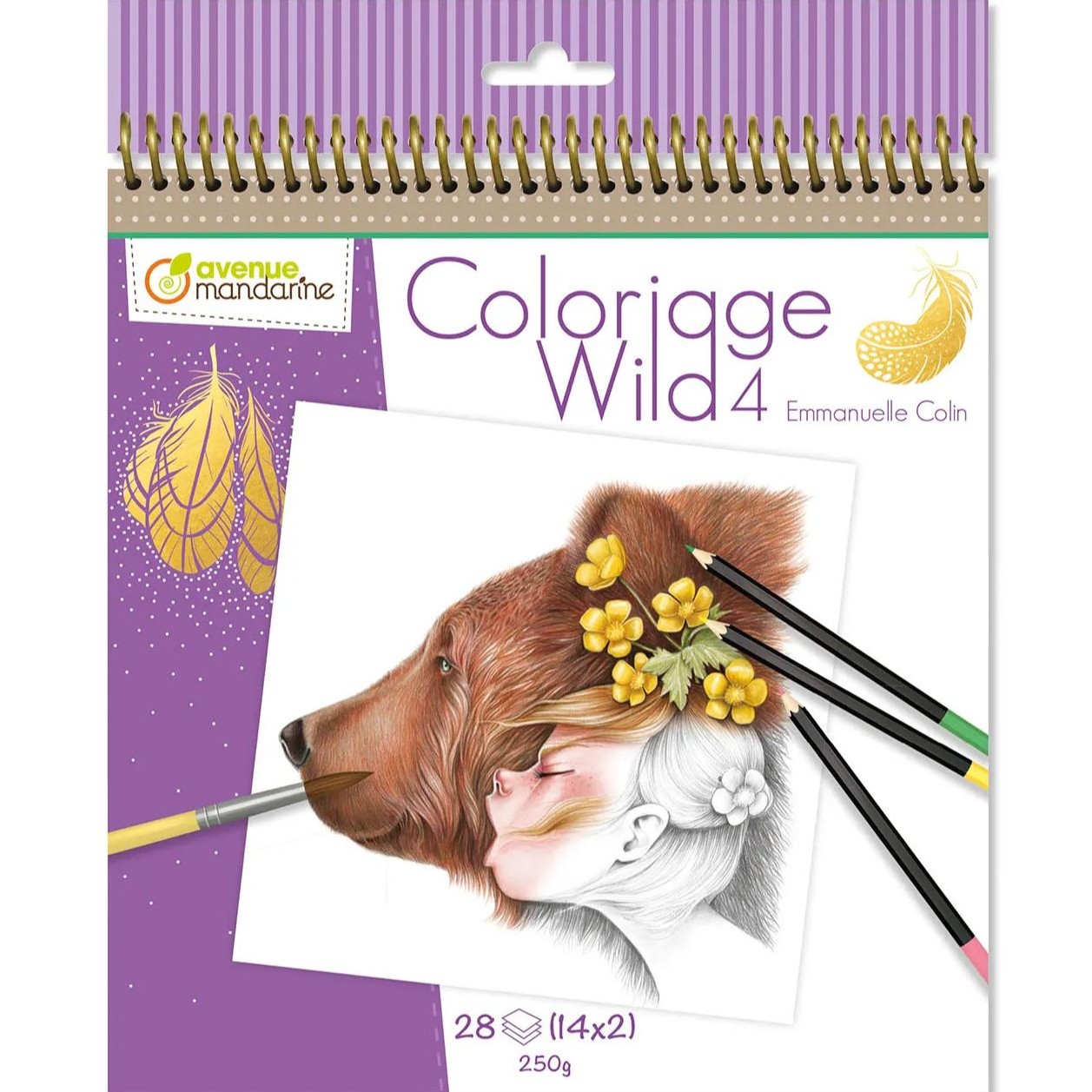 Carte de colorat - Wild 4