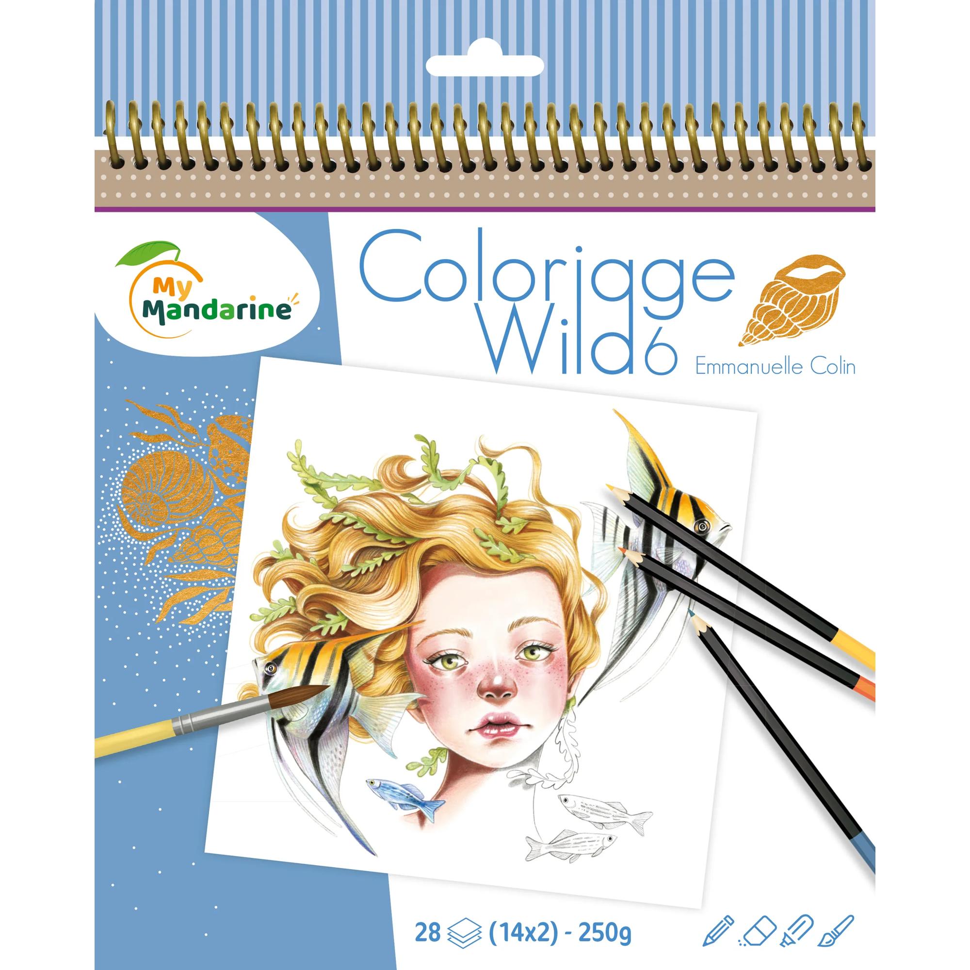 Carte de colorat - Wild 6