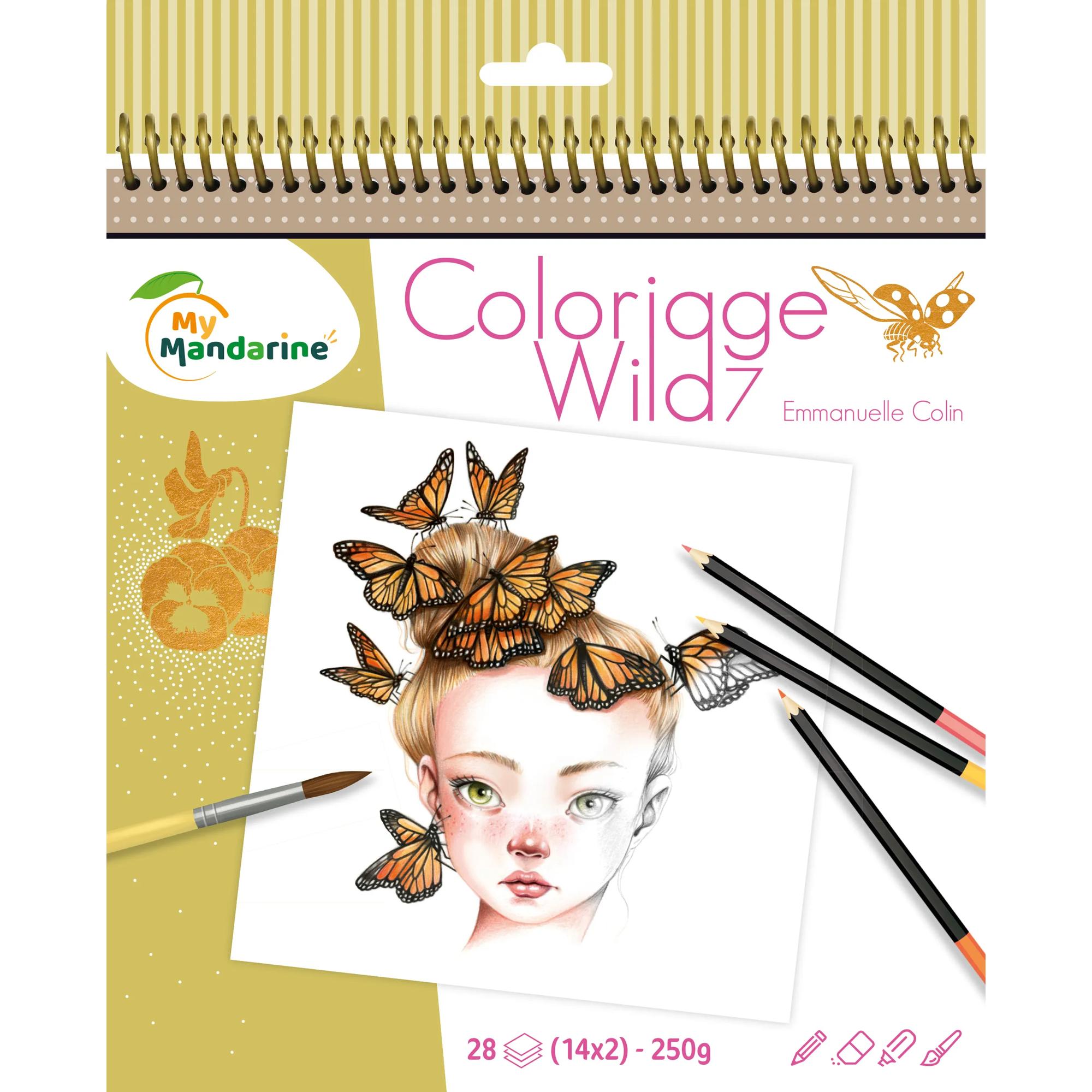 Carte de colorat - Wild 7