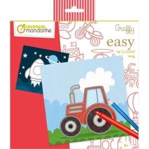 Carte de colorat Graffy Easy Mijloace de Transport