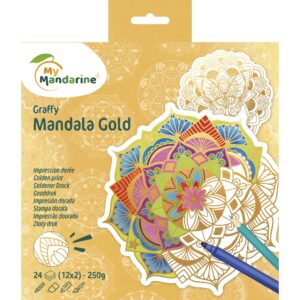 Carte de colorat Graffy Mandala Gold