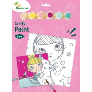 Set Pictură pe numere Princess Graffy Paint My Mandarine