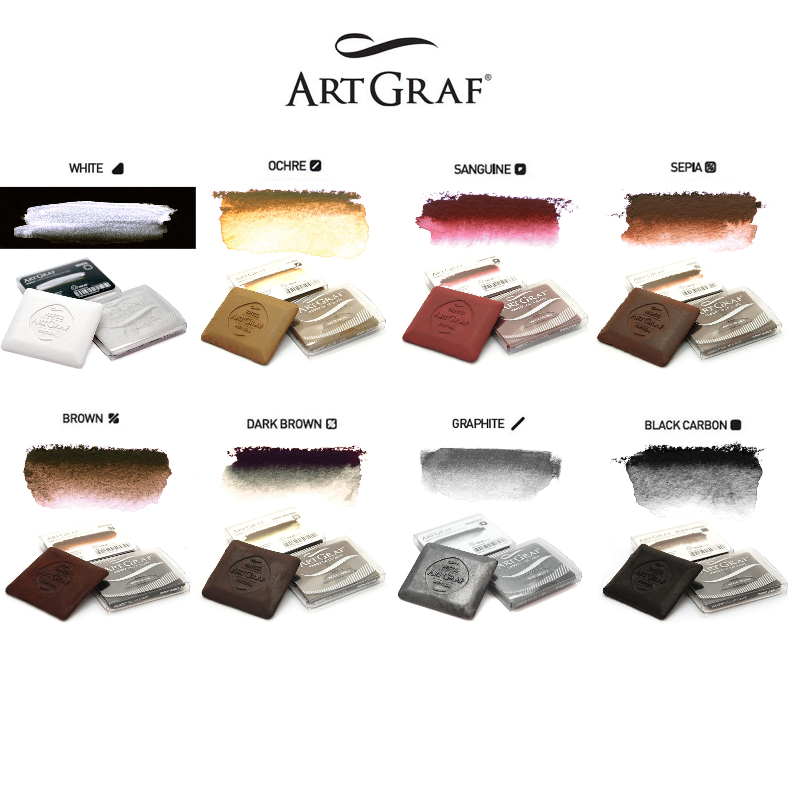 Acuarela Tailor Shape Alb ArtGraf Viarco pentru pictură în acuarelă, ilustrații și proiecte artistice.