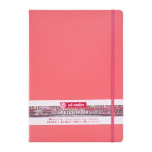 Caiet de Schițe Art Creation Sketchbook Coral Red 21x29.7cm