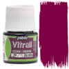 Culori pentru sticla Transparent Vitrail Pebeo 19 Transparent Red Violet pentru decorarea sticlei, vitralii și proiecte handmade.