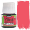 Culori pentru sticla Transparent Vitrail Pebeo 21 Transparent Pink pentru decorarea sticlei, vitralii și proiecte handmade.