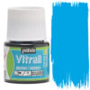 Culori pentru sticla Transparent Vitrail Pebeo 55 Transparent Cyan Blue pentru decorarea sticlei, vitralii și proiecte handmade.