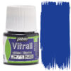 Culori pentru sticla Transparent Vitrail Pebeo 10 Transparent Deep Blue pentru decorarea sticlei, vitralii și proiecte handmade.