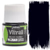 Culori pentru sticla Transparent Vitrail Pebeo 15 Transparent Black pentru decorarea sticlei, vitralii și proiecte handmade.