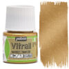 Culori pentru sticla Transparent Vitrail Pebeo 38 Transparent Gold pentru decorarea sticlei, vitralii și proiecte handmade.