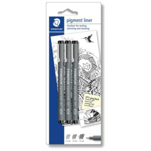 Set Pigment Liner 3 Grosimi Blister Staedtler