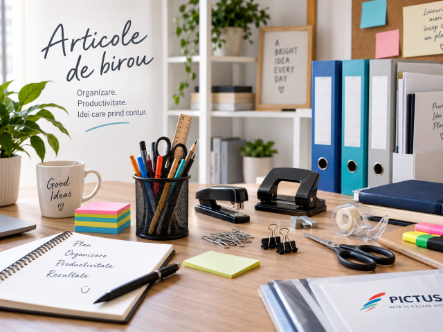 Articole de birou: ce produse nu trebuie să lipsească dintr-un birou bine organizat