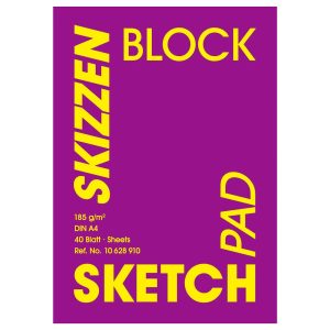 Bloc de desen 185g/m² 40 coli Velvet Hahnemühle